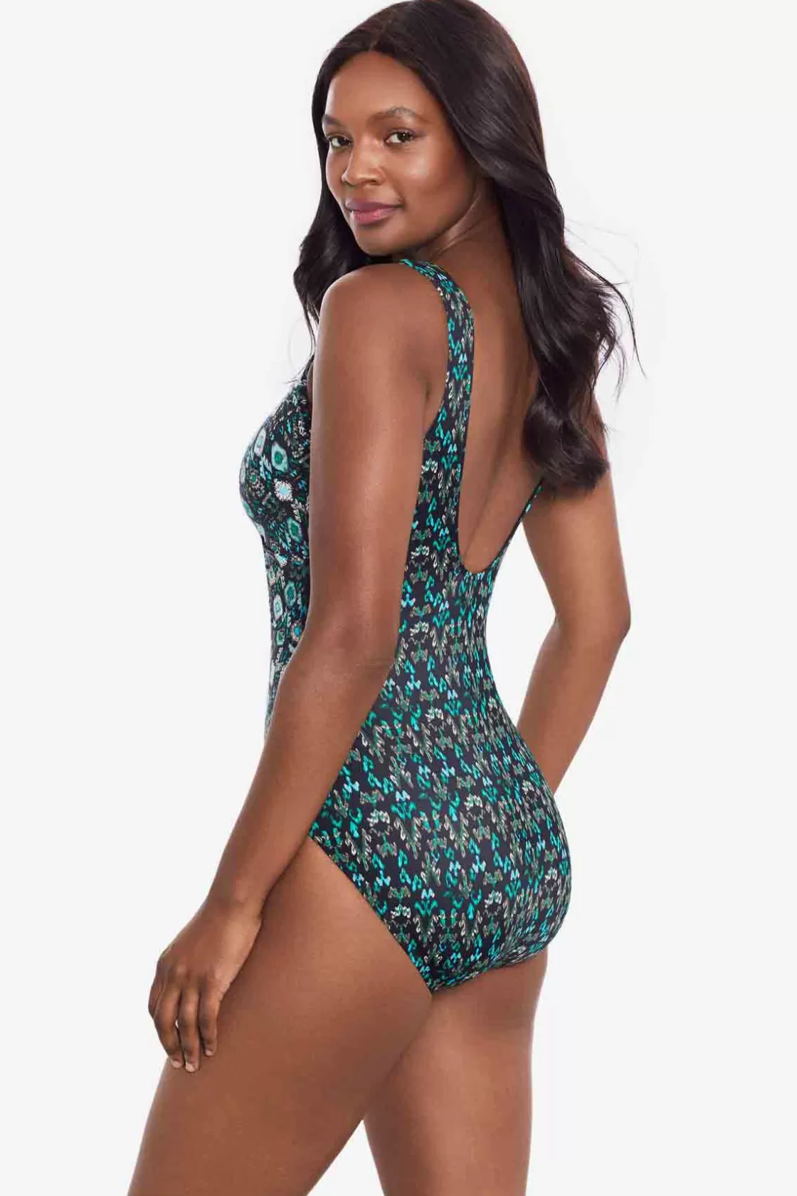 Miraclesuit Bijoux Criss Cross Escape One Piece Swimsuit-Femme One Piece