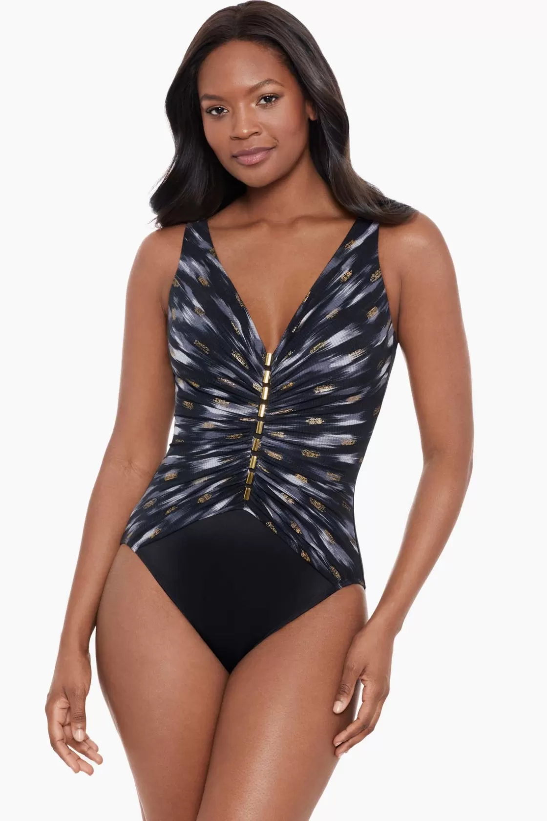 Miraclesuit Bronze Reign Charmer One Piece Swimsuit-Femme One Piece