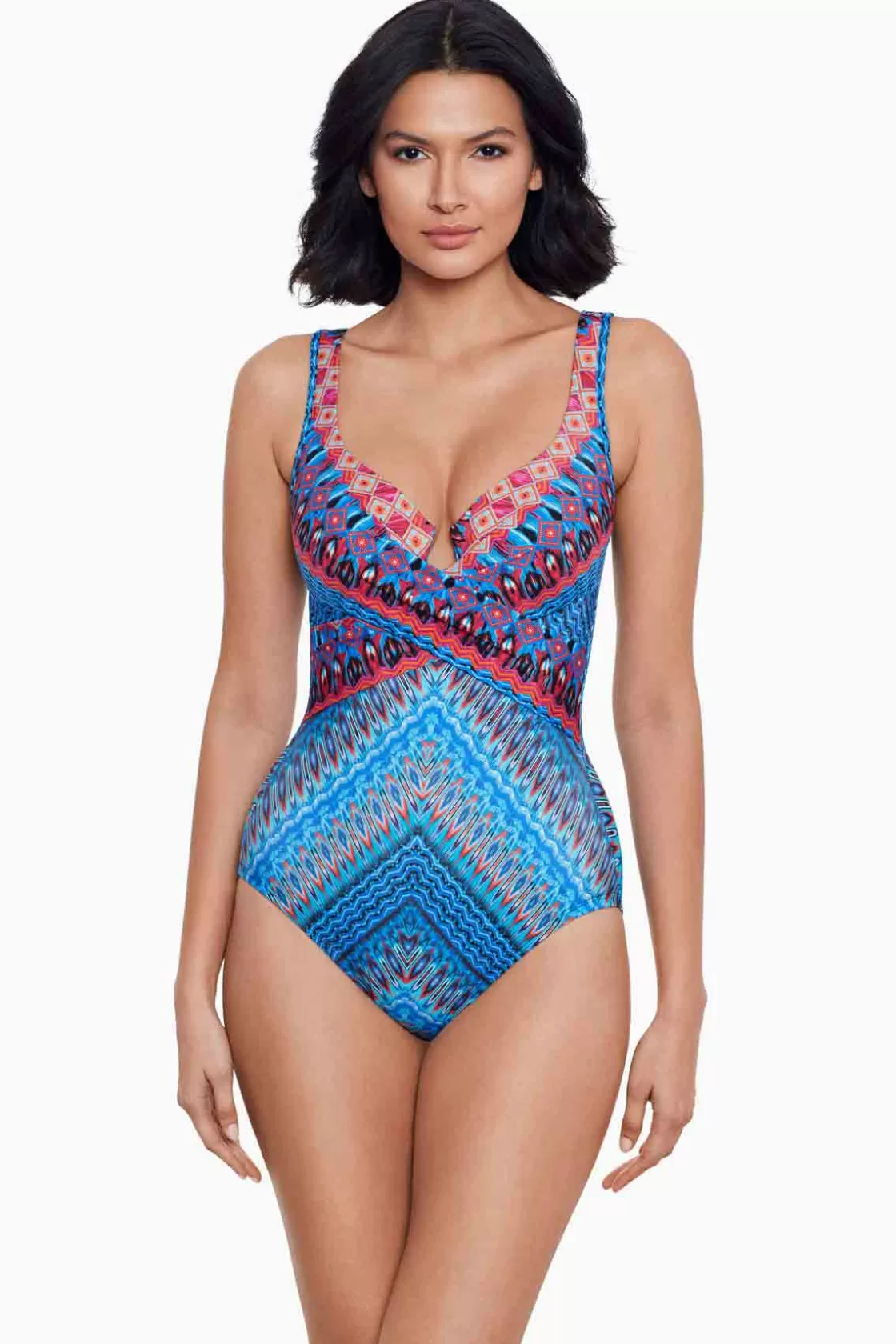 Miraclesuit Casablanca Criss Cross Escape One Piece Swimsuit-Femme One Piece
