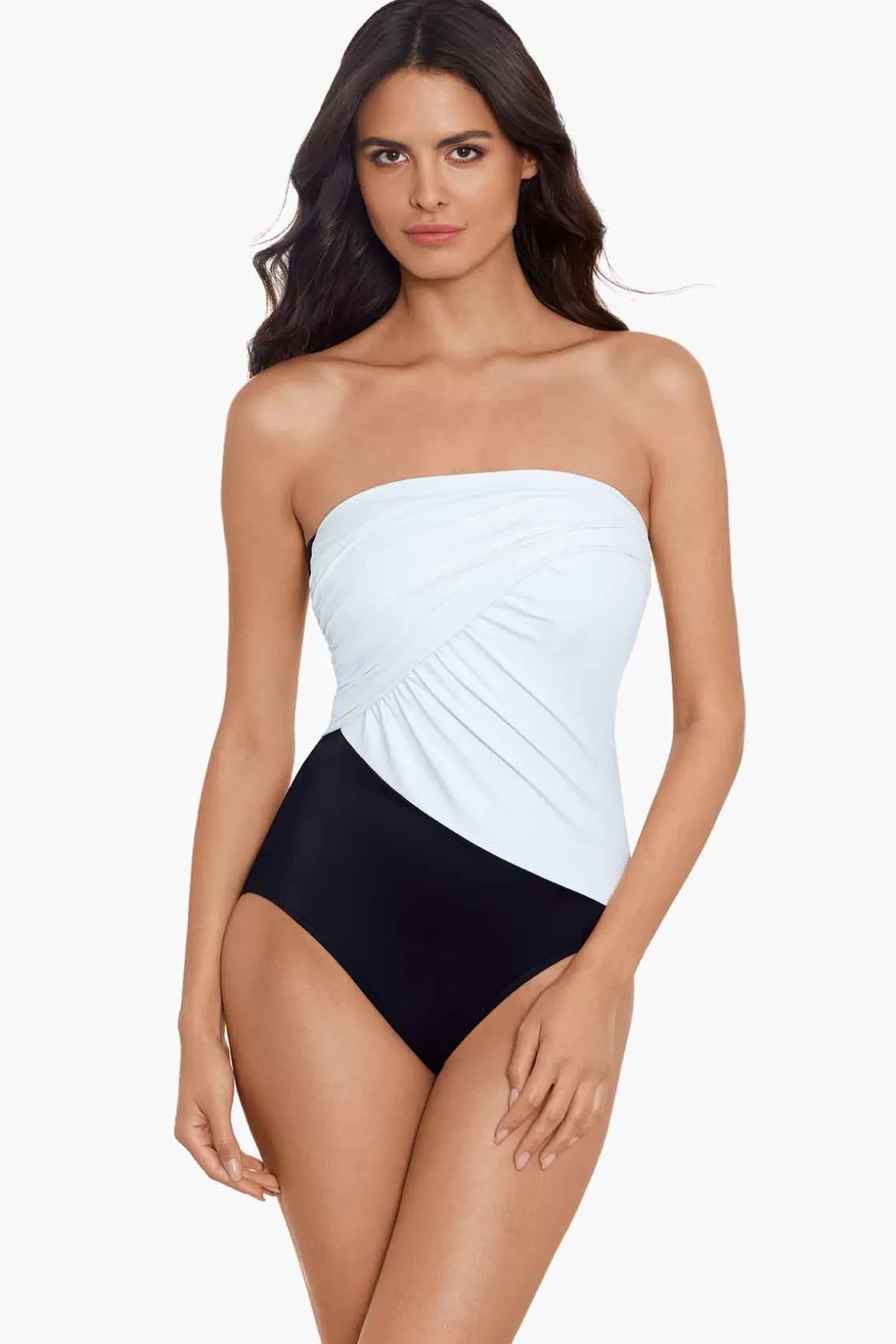 Miraclesuit Colorblock Goddess One Piece Swimsuit-Femme Bandeau | One Piece