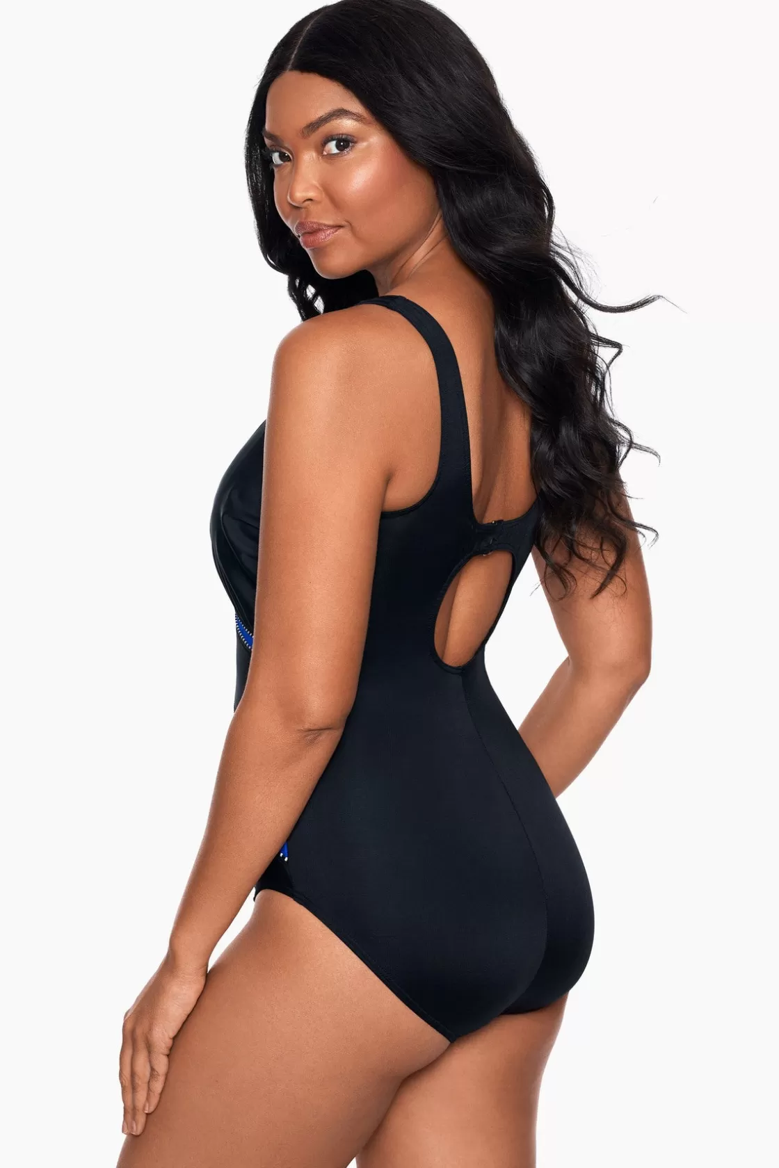Miraclesuit Colorblock Helix One Piece Swimsuit DD-Cup-Femme One Piece | Dd+ Cup