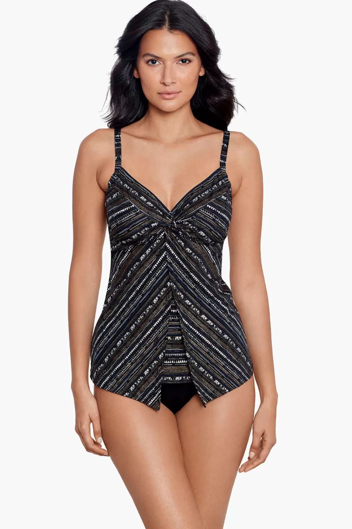 Miraclesuit Cypher Love Knot Tankini Top-Femme Tankini Tops
