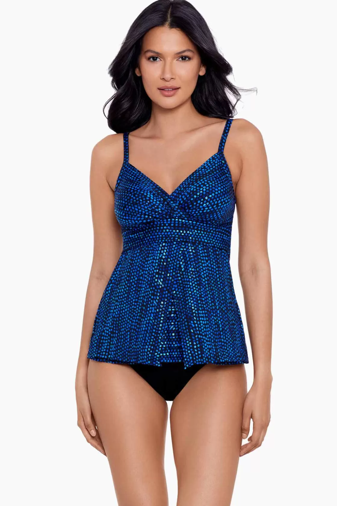 Miraclesuit Dot Com Cleo Tankini Top-Femme Tankini Tops