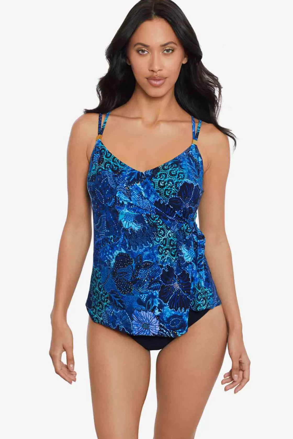 Miraclesuit Jewels In The Nile Carma Tankini Top-Femme Tankini Tops