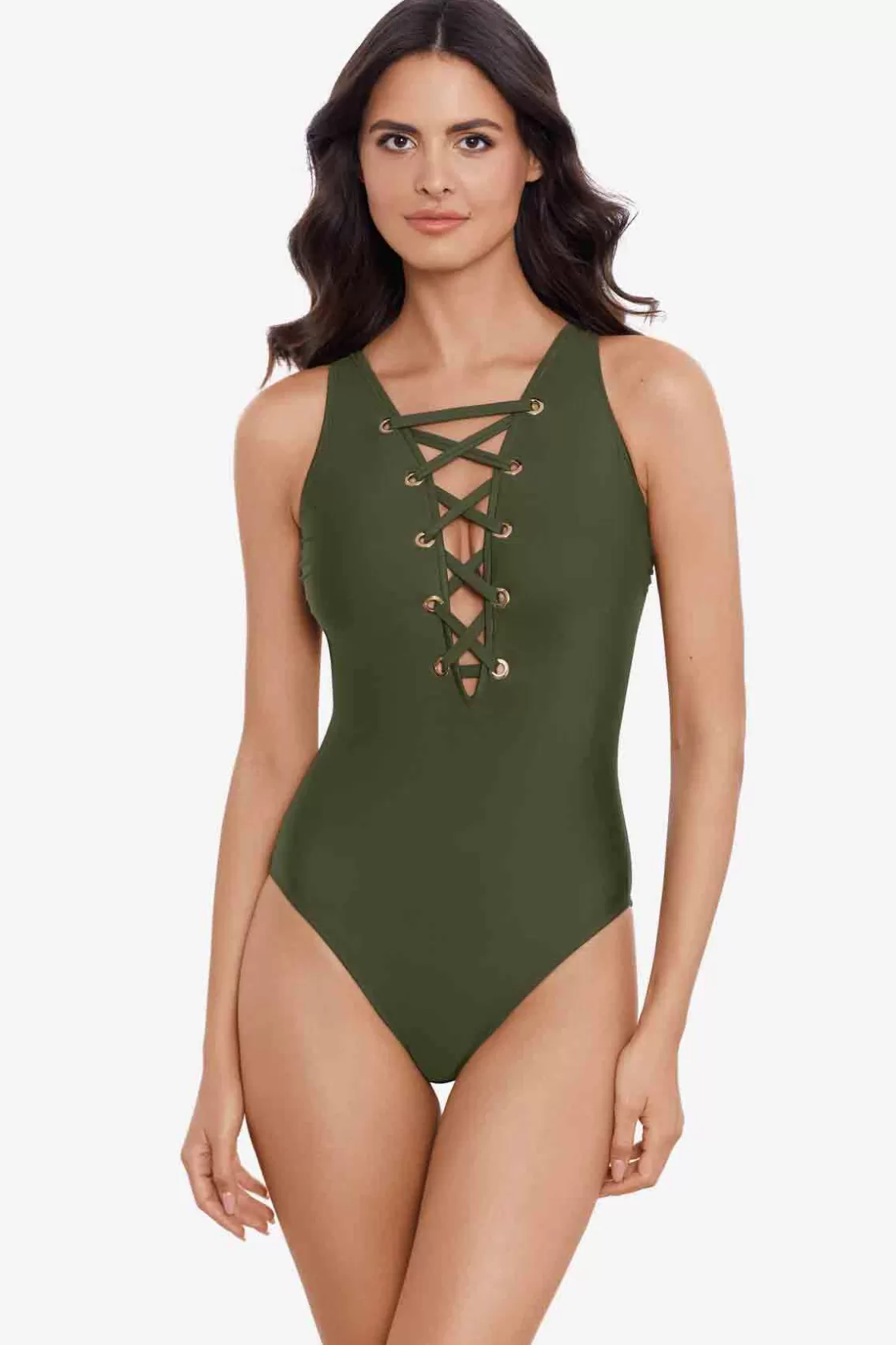 Miraclesuit Juxtapose Steffi One Piece Swimsuit-Femme One Piece