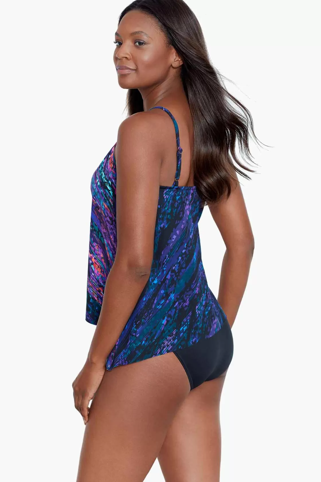 Miraclesuit Mood Ring Peephole Tankini Top-Femme Tankini Tops