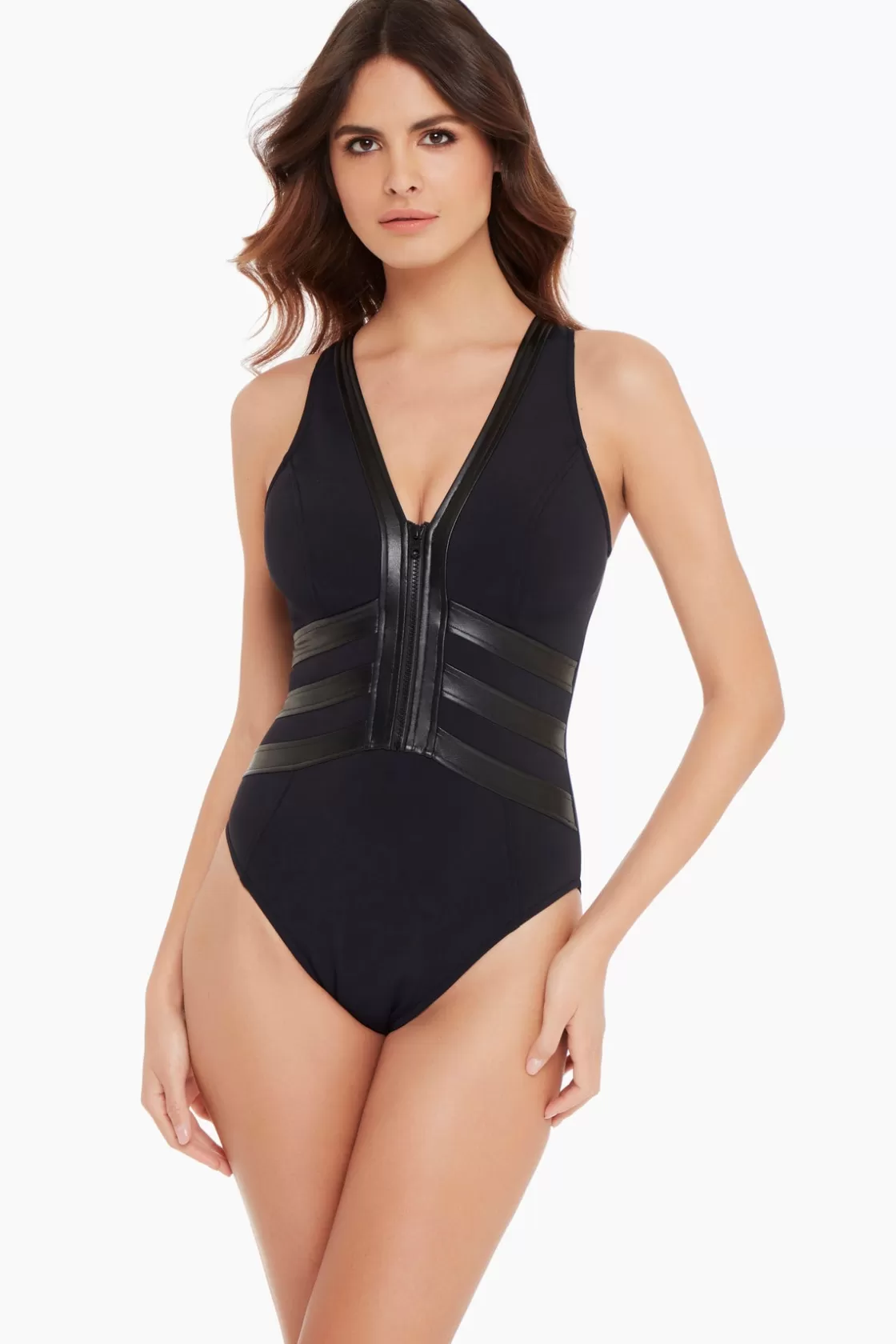 Miraclesuit Moto Chic Sean One Piece Swimsuit-Femme One Piece