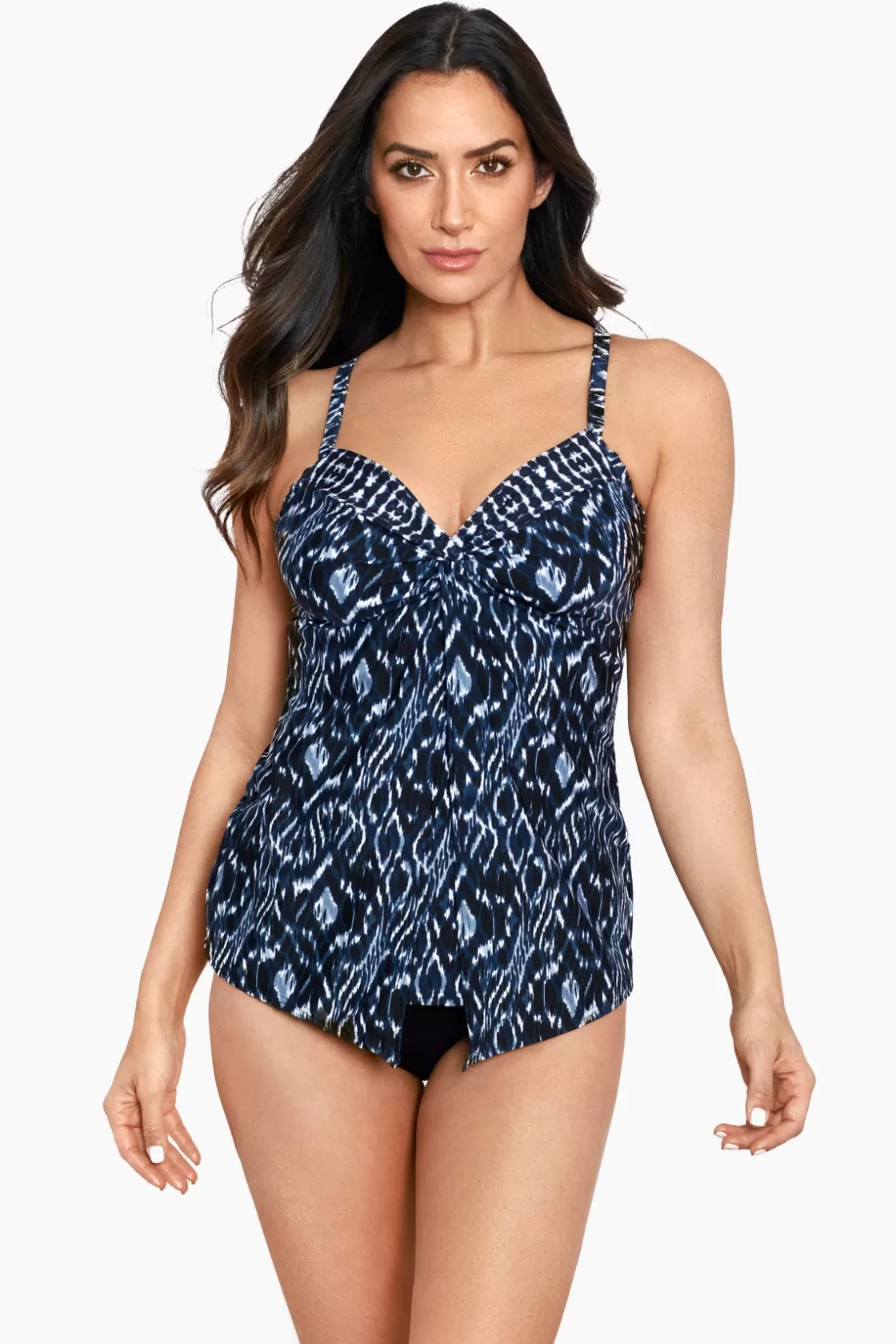 Miraclesuit Palatium Love Knot Tankini Top DD-Cup-Femme Tankini Tops | Dd+ Cup