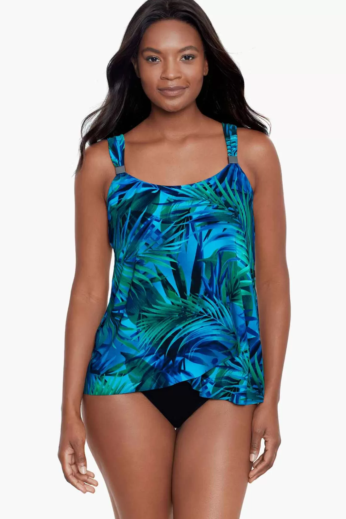 Miraclesuit Palm Reeder Dazzle Tankini Top-Femme Tankini Tops