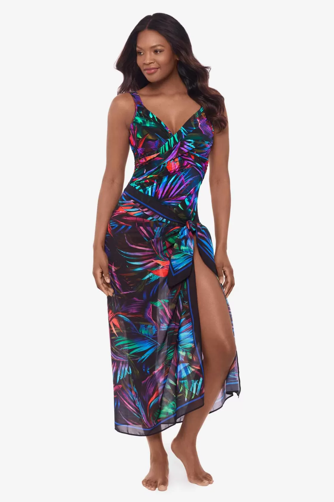 Miraclesuit Palma Paradiso Pareo Swim Cover Up-Femme Cover Ups