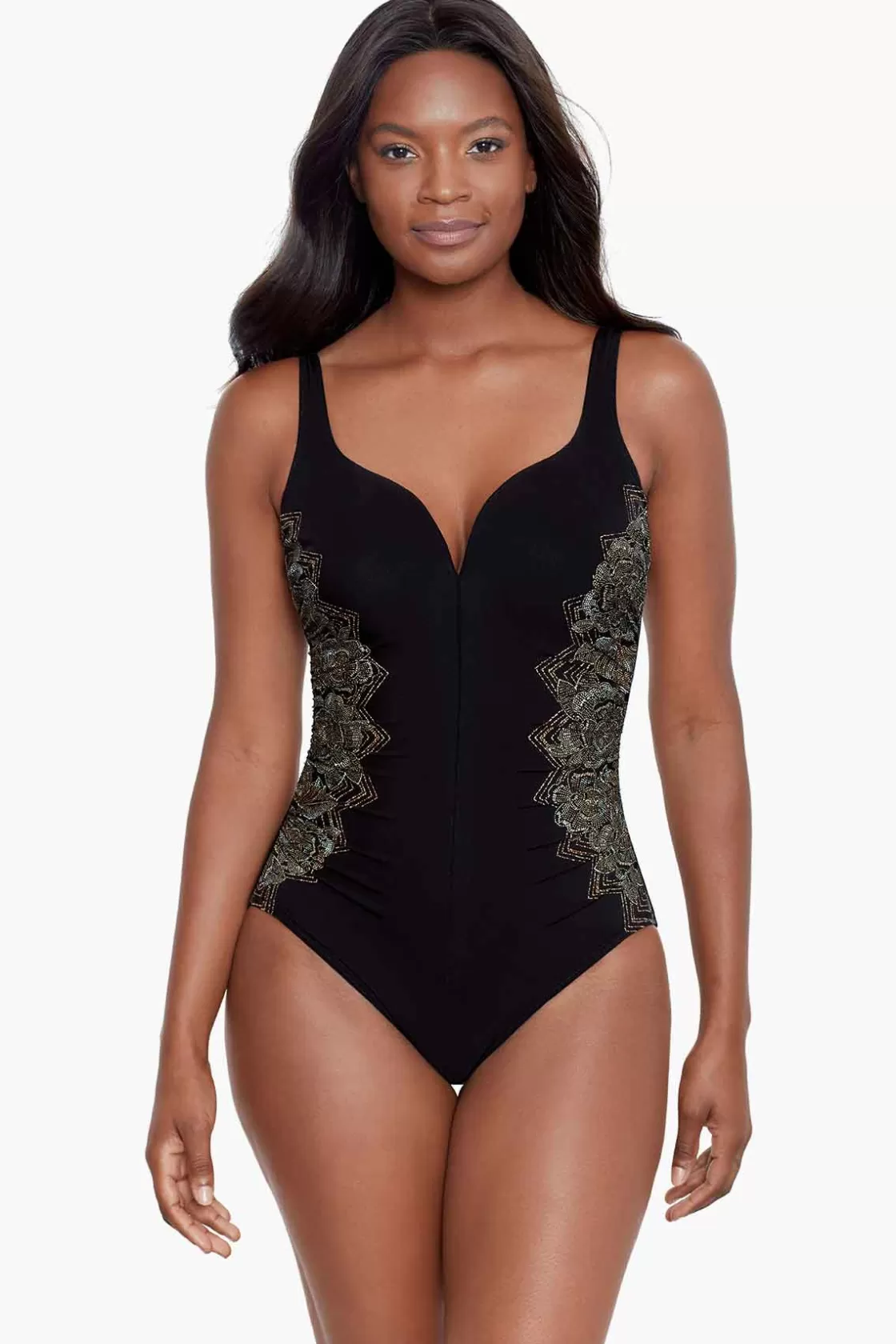 Miraclesuit Petal Pusher Temptress One Piece Swimsuit-Femme One Piece