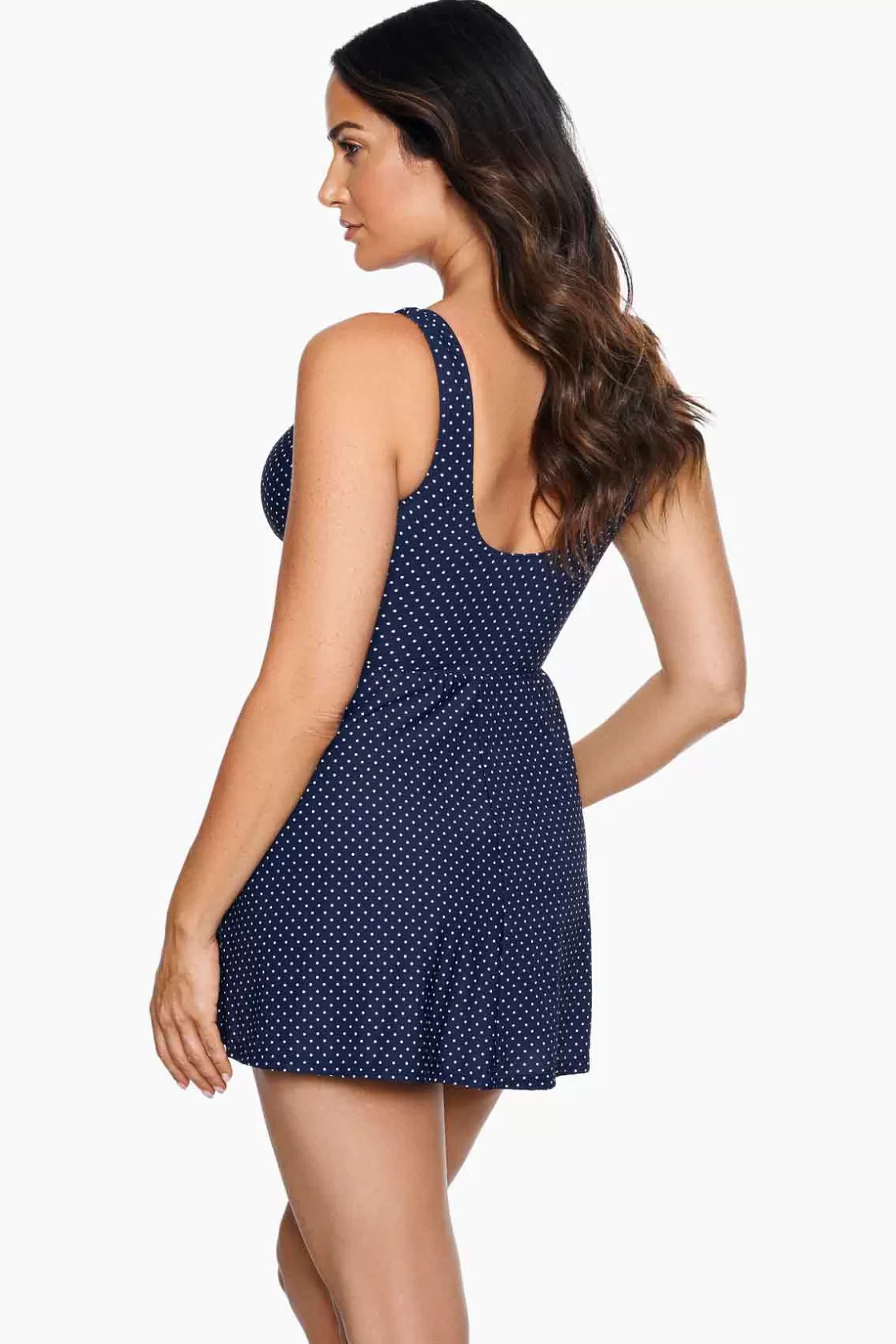 Miraclesuit Pin Point Marais One Piece Swim Dress-Femme Swim Dress | One Piece