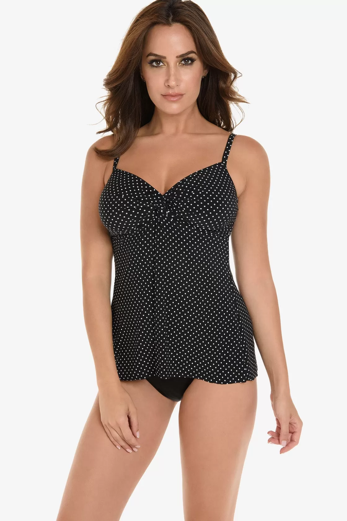 Miraclesuit Pin Point Roswell Tankini Top-Femme Tankini Tops