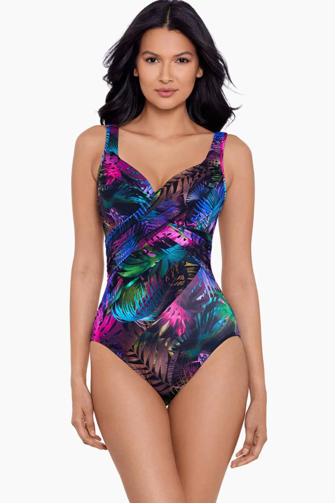 Miraclesuit Pixel Palmas Revele One Piece Swimsuit-Femme One Piece