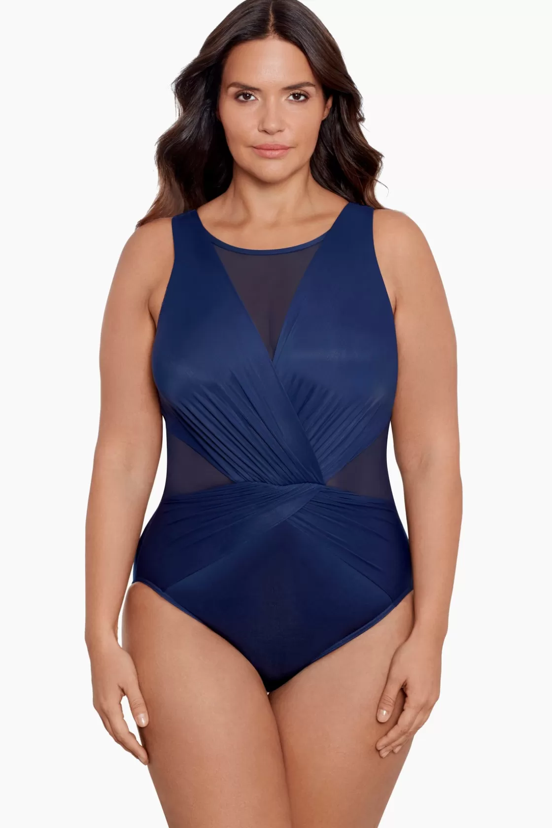 Miraclesuit Plus Size Illusionists Palma One Piece Swimsuit-Femme One Piece | Plus