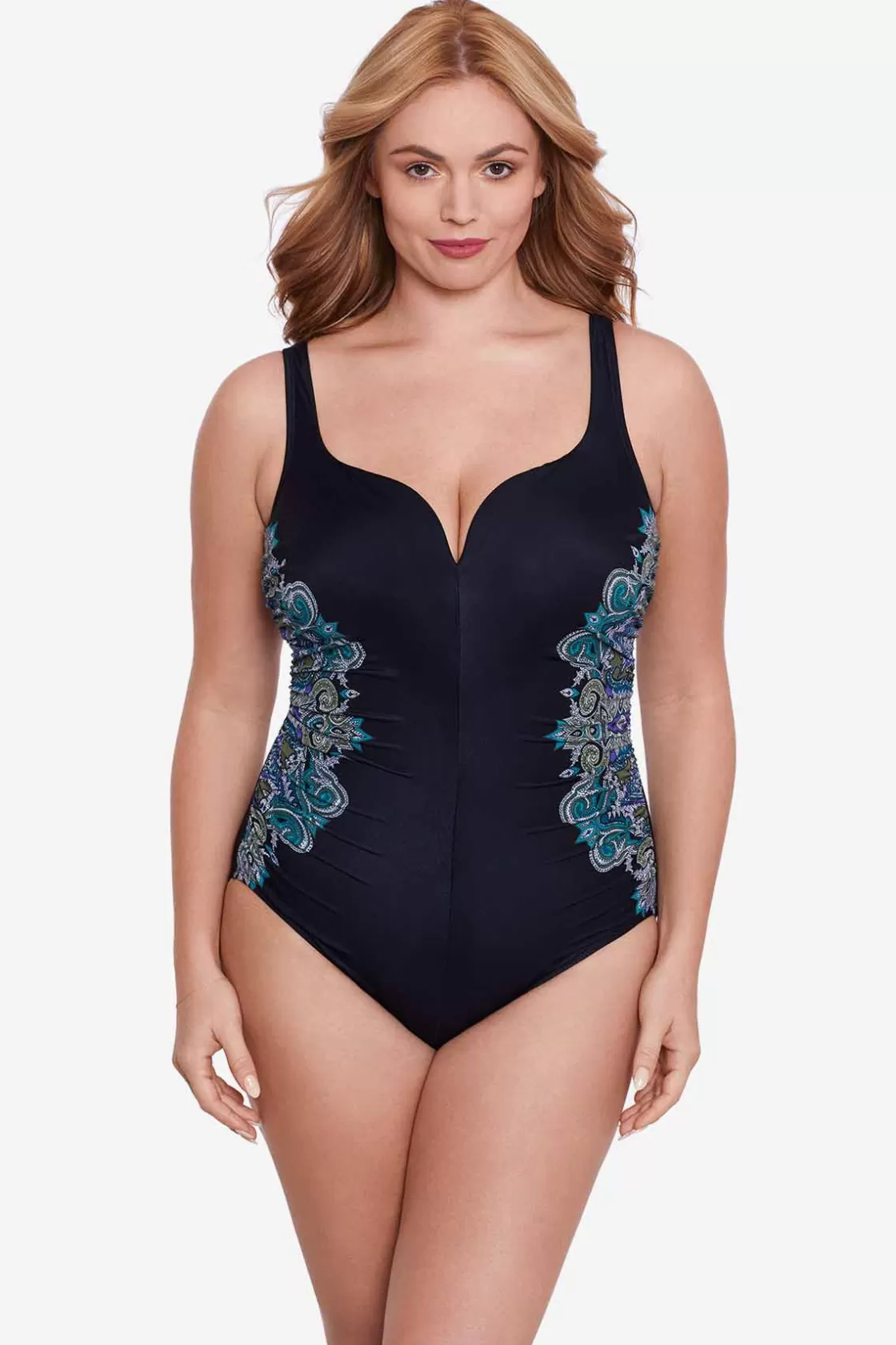 Miraclesuit Plus Size Precioso Temptress One Piece Swimsuit-Femme One Piece | Plus