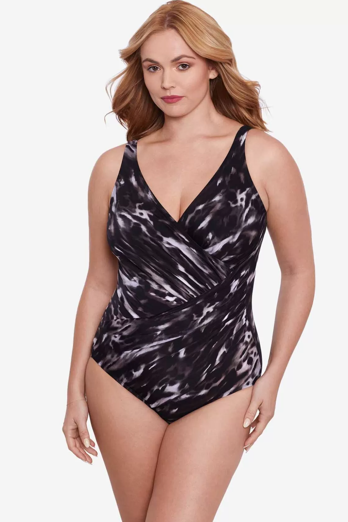 Miraclesuit Plus Size Tempest Oceanus One Piece Swimsuit-Femme One Piece | Plus