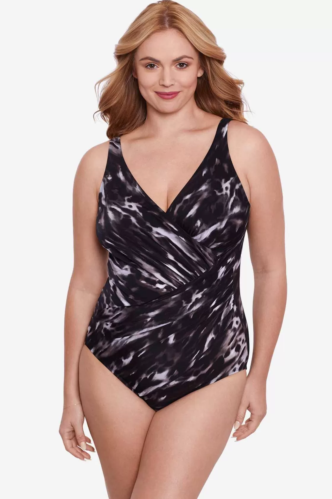 Miraclesuit Plus Size Tempest Oceanus One Piece Swimsuit-Femme One Piece | Plus