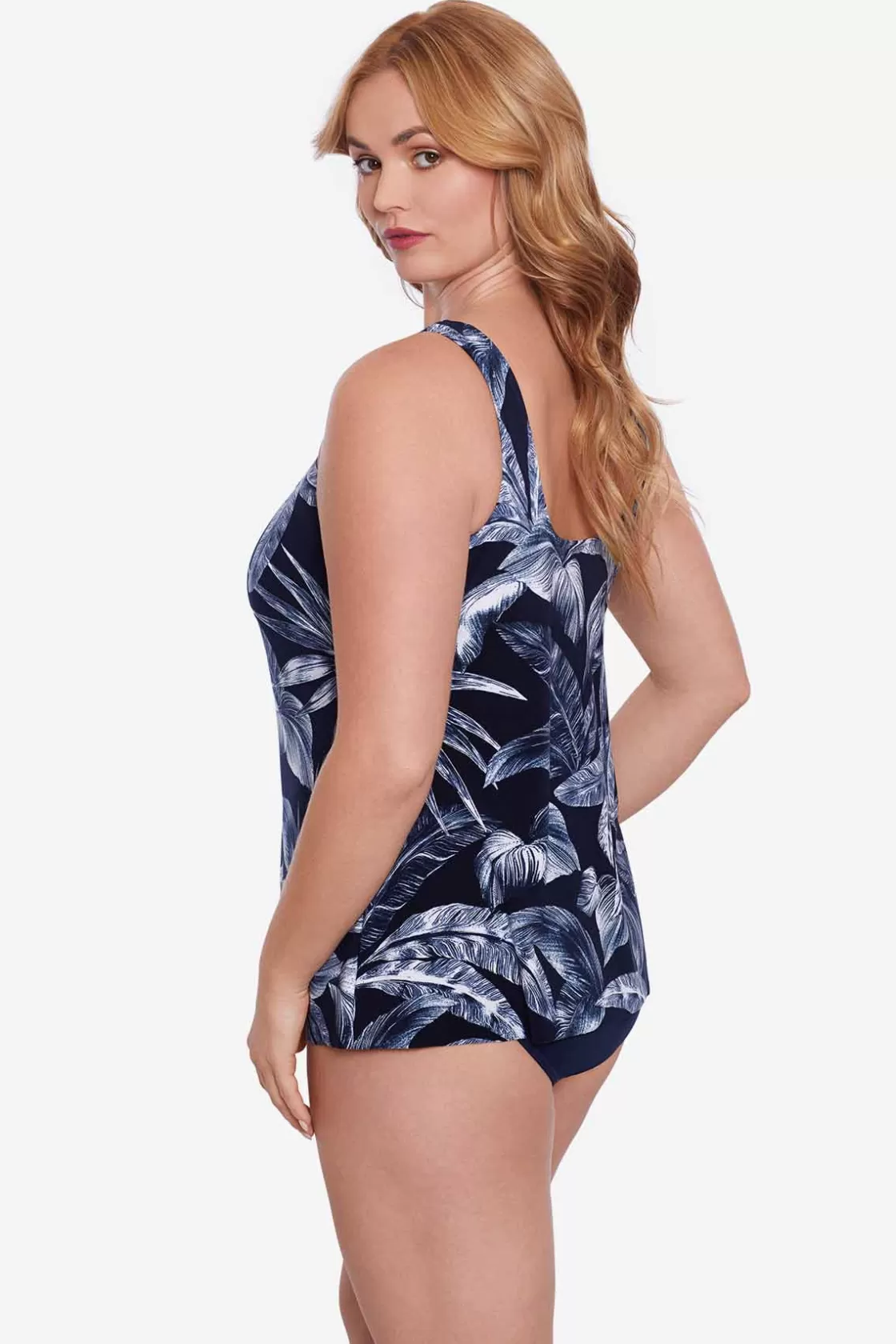 Miraclesuit Plus Size Tropica Toile Ursula Tankini Top-Femme Tankini Tops | Plus