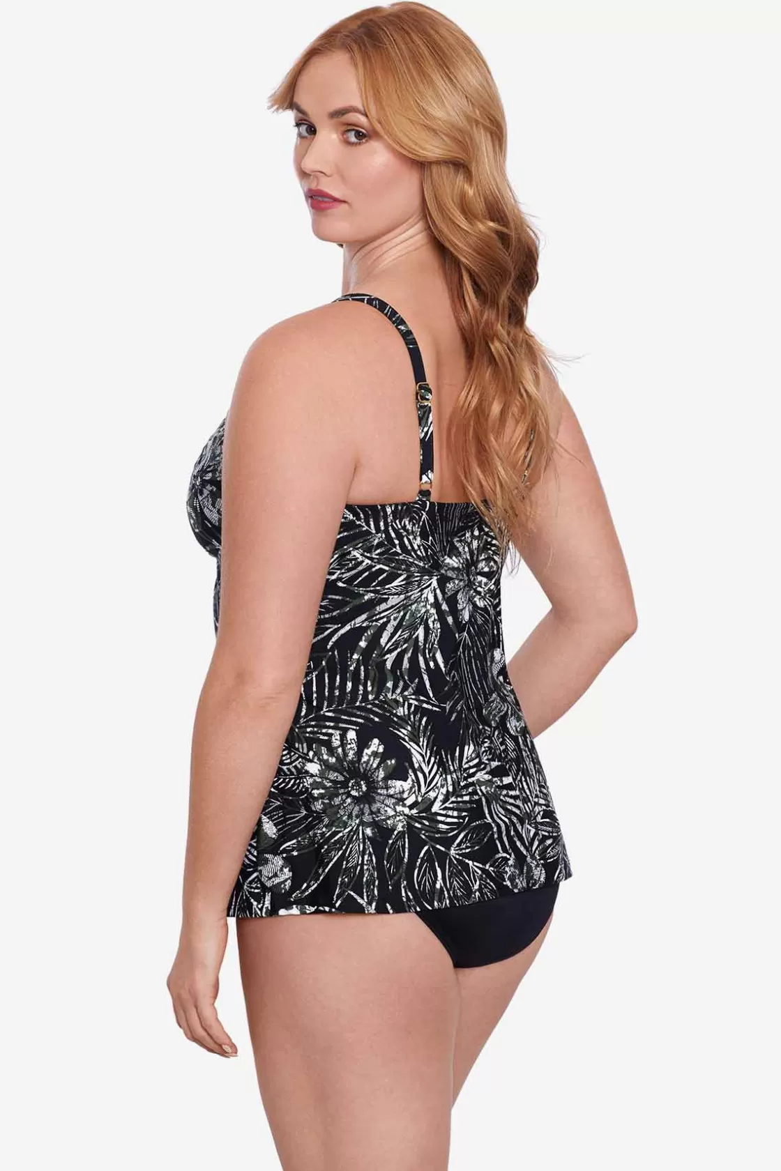 Miraclesuit Plus Size Zahara Love Knot Tankini Top-Femme Tankini Tops | Plus