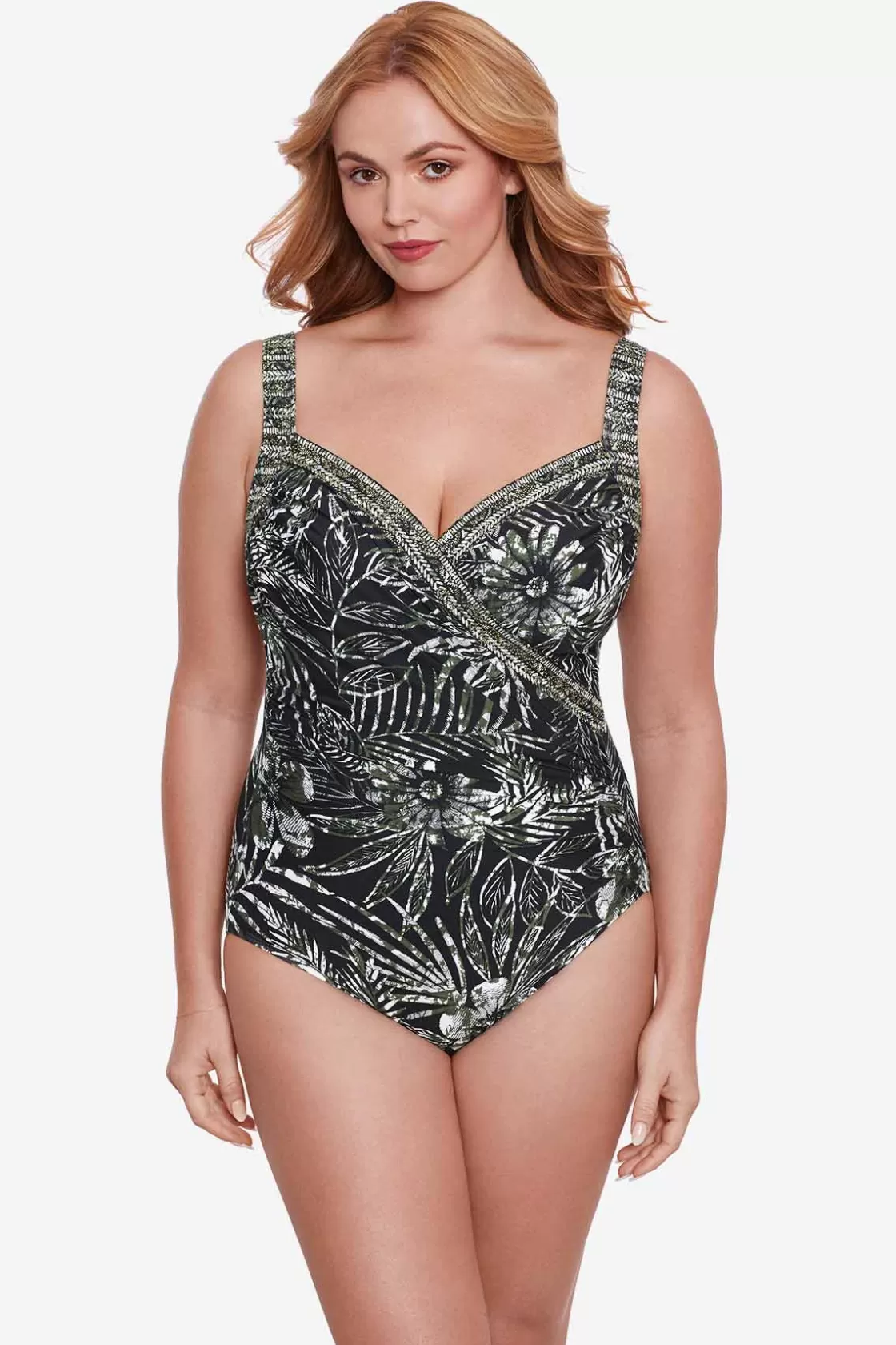 Miraclesuit Plus Size Zahara Sanibel One Piece Swimsuit-Femme One Piece | Plus
