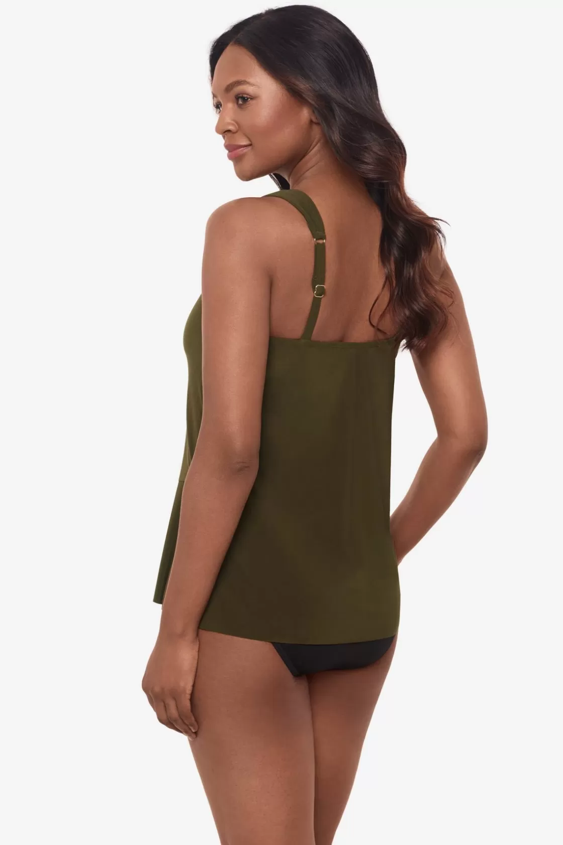 Miraclesuit Razzle Dazzle Underwire Tankini Top DD-Cup-Femme Tankini Tops | Dd+ Cup