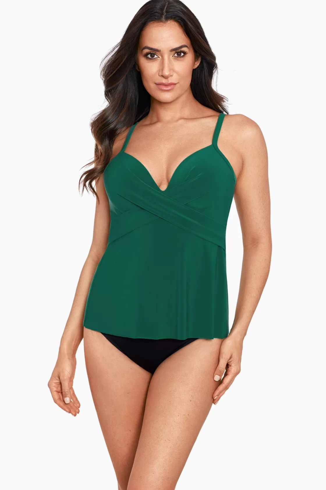 Miraclesuit Rock Solid Allura Tankini Top-Femme Tankini Tops
