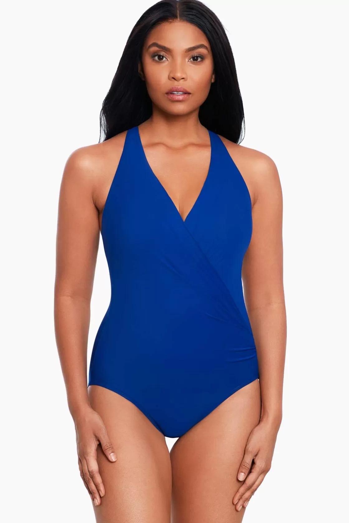 Miraclesuit Rock Solid Wrapsody One Piece Swimsuit-Femme One Piece