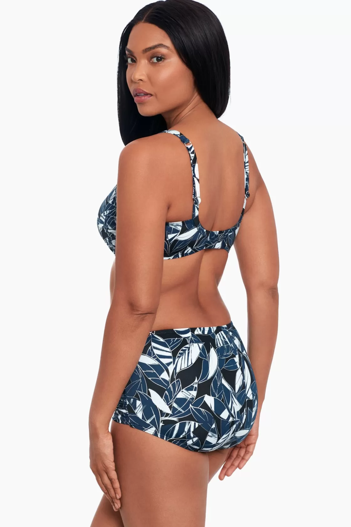 Miraclesuit Shimmer Shadows Norma Jean Retro Swim Bottom-Femme Swim Bottoms