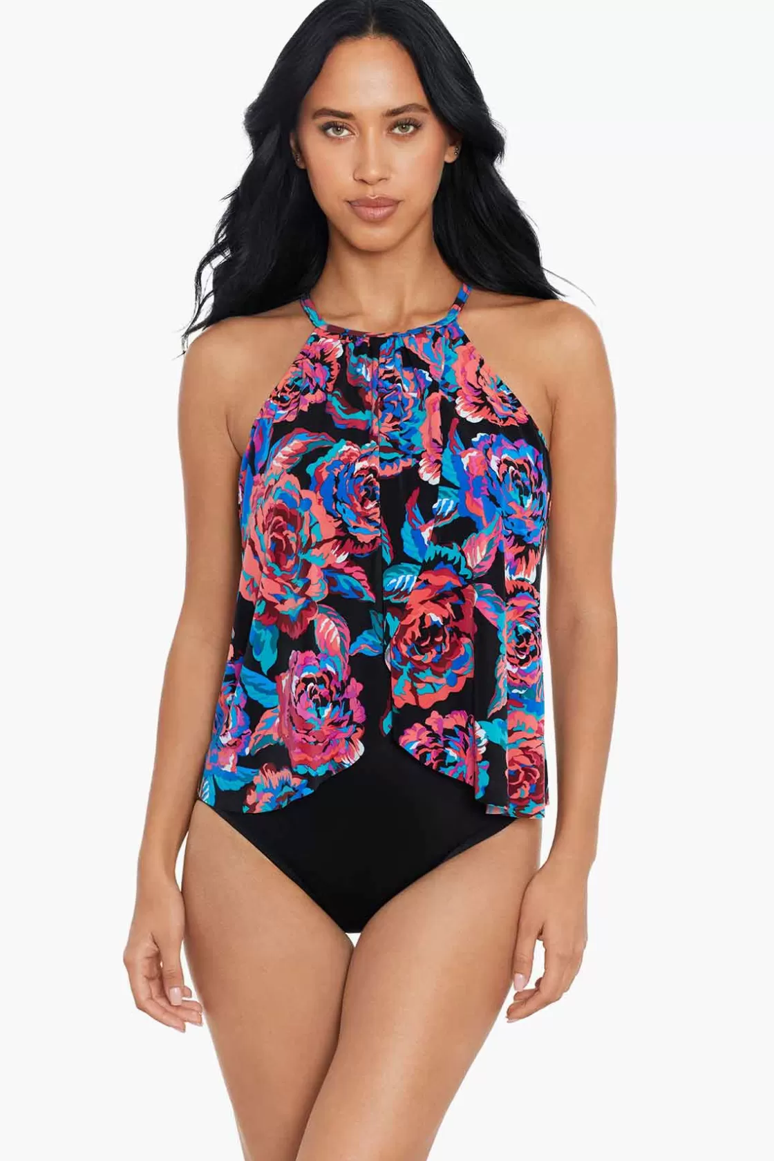 Miraclesuit Sonic Blooms Aubrey One Piece Swimsuit-Femme One Piece