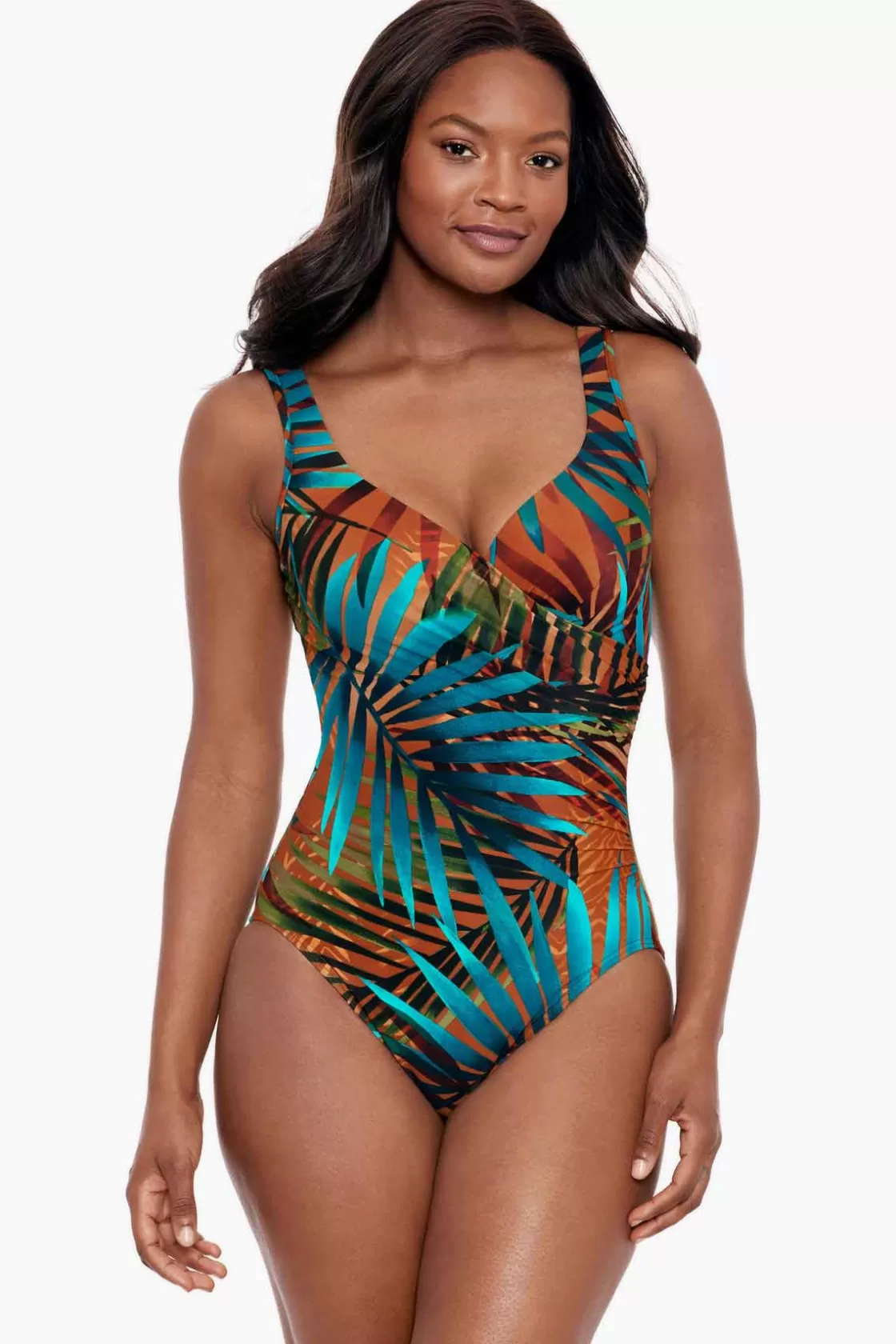 Miraclesuit Tamara Tigre It's A Wrap One Piece Swimsuit-Femme One Piece