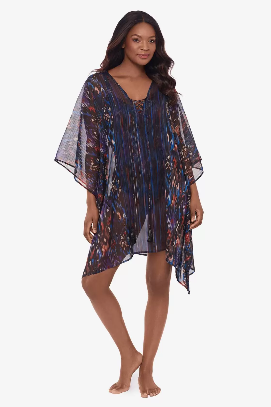 Miraclesuit Tapiz Caftan Swim Cover Up-Femme Cover Ups