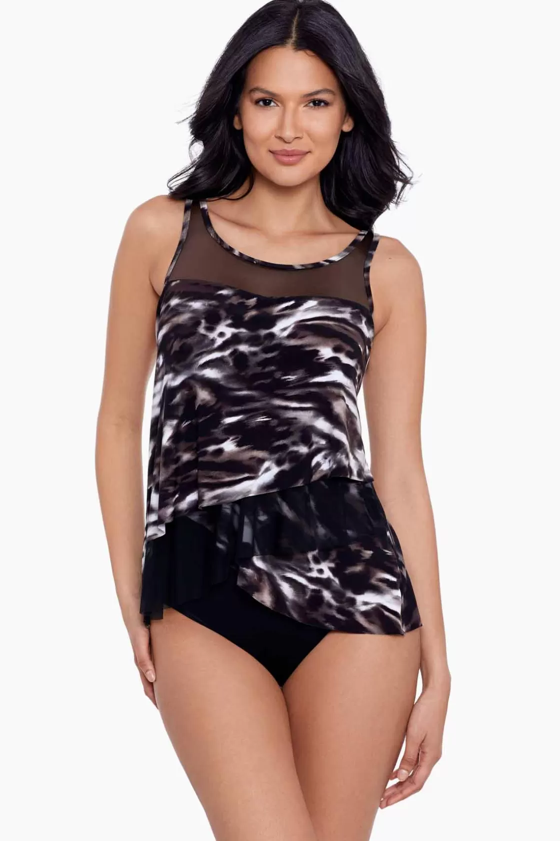 Miraclesuit Tempest Mirage Tankini Top DD-Cup-Femme Tankini Tops | Dd+ Cup