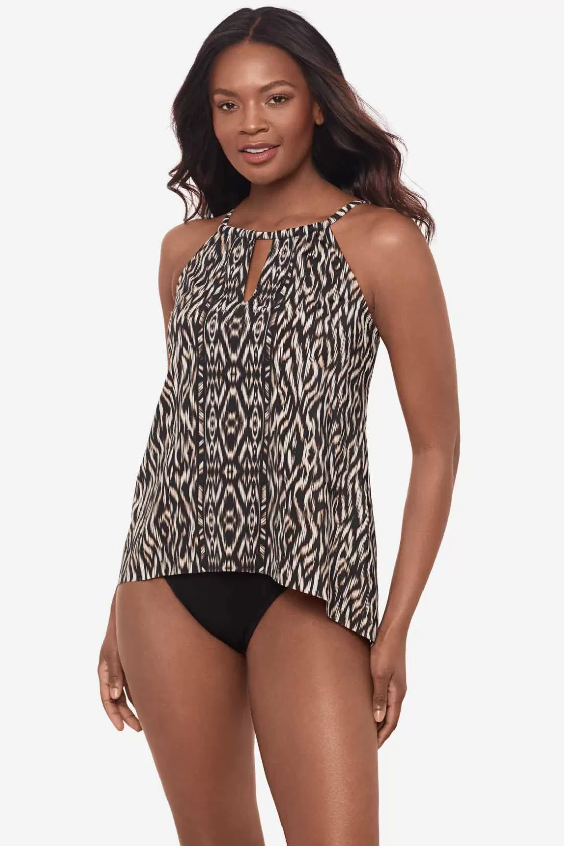Miraclesuit Topkapi Peephole Tankini Top-Femme Tankini Tops