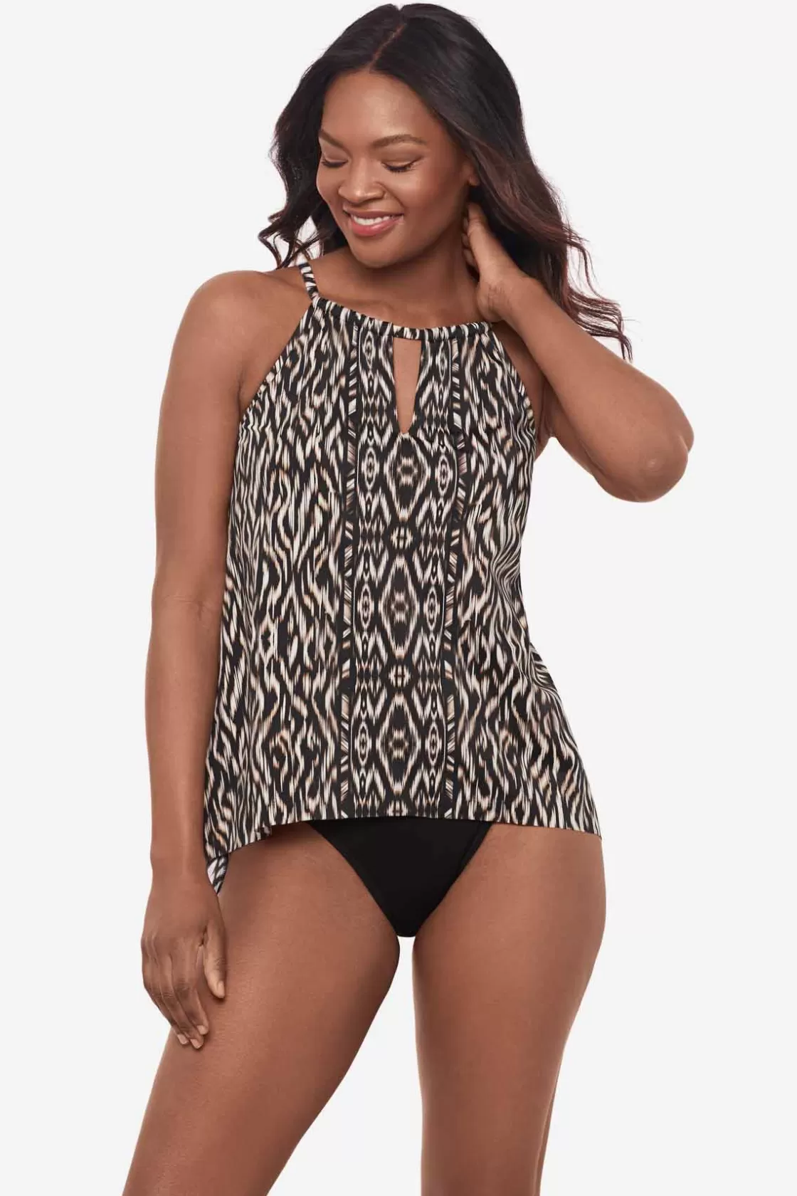 Miraclesuit Topkapi Peephole Tankini Top-Femme Tankini Tops