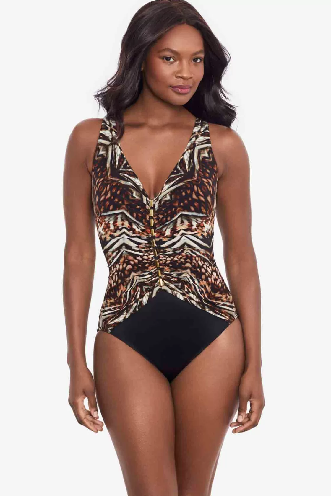 Miraclesuit Tribal Tigress Charmer One Piece Swimsuit-Femme One Piece