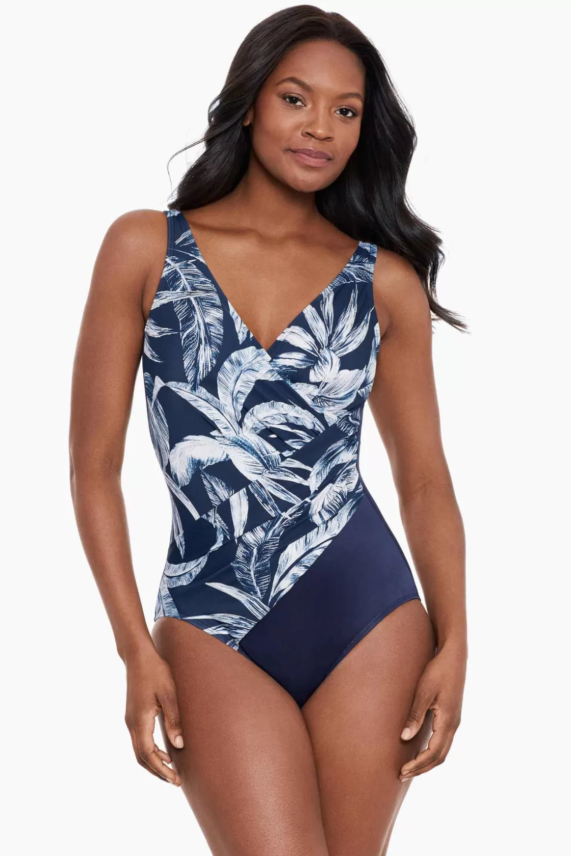 Miraclesuit Tropica Toile Oceanus One Piece Swimsuit-Femme One Piece