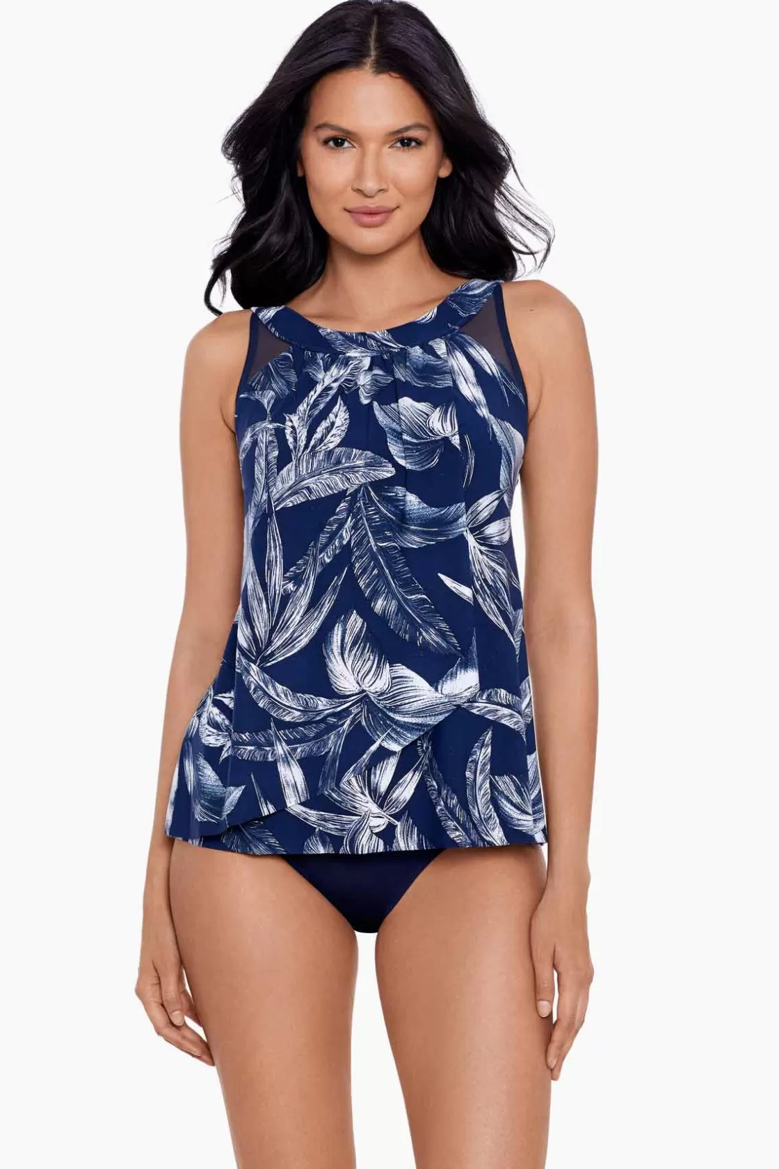 Miraclesuit Tropica Toile Ursula Tankini Top-Femme Tankini Tops