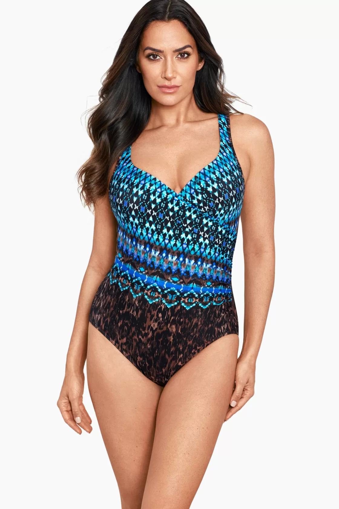 Miraclesuit Untamed It's A Wrap One Piece Swimsuit-Femme One Piece