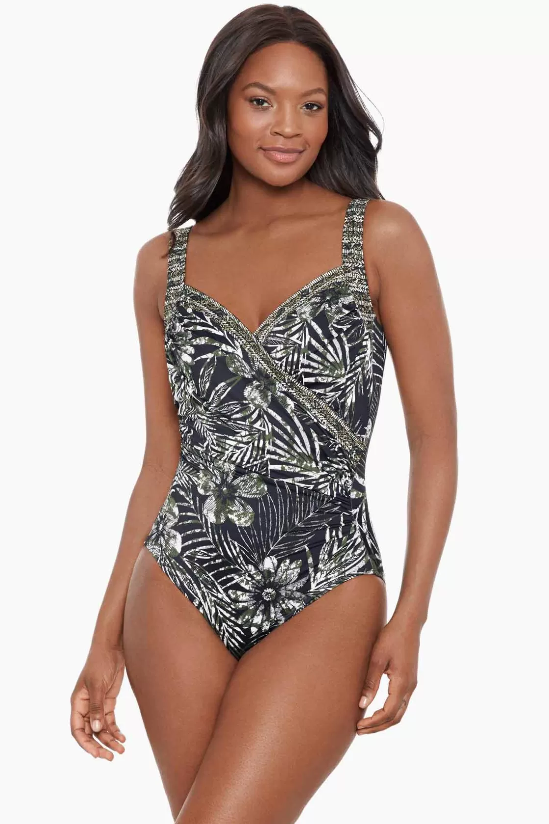 Miraclesuit Zahara Sanibel One Piece Swimsuit DD-Cup-Femme One Piece | Dd+ Cup